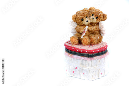 Photo: Teddy Couple Box Teddy Couple Box