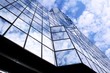 modern blue glass skyscraper modern blue glass skyscraper