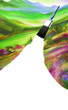 brush over lovely pastoral scene with white space