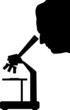 the scientist and the microscope