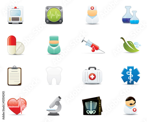 Healthcare and Medical Icon Set Healthcare and Medical Icon Set