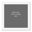Briefmarke quadratisch