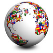 Photos : Globo Bandiere-Flags Globe-Globe Drapeau 2