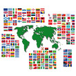 Complete set of Flags of the world