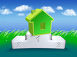 house on the podium