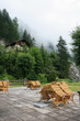 Foggy morning in Alps