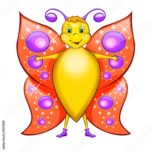 butterfly cartoon drawings