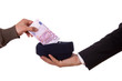 beggar and businessman
