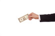 money in hand