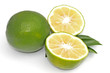 citron entier et quartiers