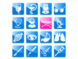 Medical and health care vector icons, part 2