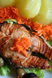 Salmão - Batatas cozidas - salmon - boiled potatoes - saumon