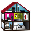 3d house cut 3d house cut