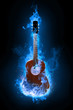 blue guitar