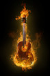 hot guitar