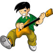 smart kid play guitar smart kid play guitar