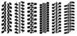 Track of mud-terrain tyres (can make any length)