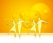 Couples ballroom dancing