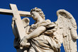 Statue of an angel with cross, Bridge of Saint Angel, Rome Statue of an angel with cross, Bridge of Saint Angel, Rome