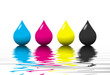 CMYK Drips