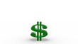 Green Dollar Sign Bouncing