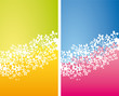 Shiny flower background