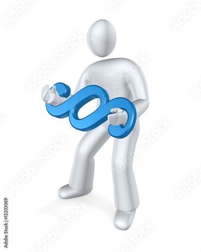 Illustration: Human in paragraph chains Human in paragraph chains