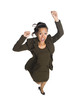 Photo: businesswoman - jump for joy businesswoman - jump for joy