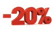 Photos : percentage, -20%