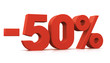 Image : percentage, -50%