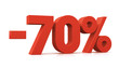 Photographie : percentage, -70%