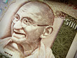 Closeup of five hundred rupee note