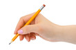 Pencil in hand Pencil in hand