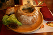 Soup in bread