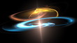 orange blue spiral. looping background with alpha channel orange blue spiral. looping background with alpha channel