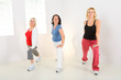 Women during exercising