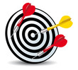 Target and arrows Target and arrows