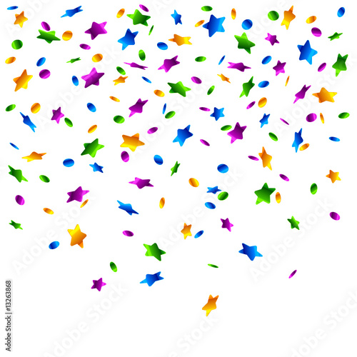 rain of confettivector 