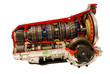 car automatic transmission part isolated