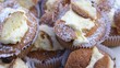Background of fairy cakes