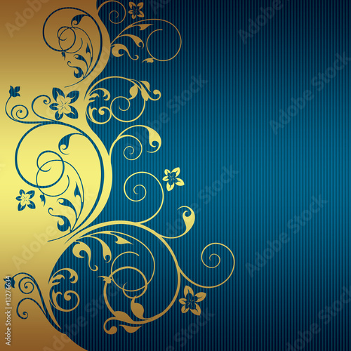 blue background images. Blue background with golden