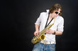 Saxophone player