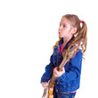 Young girl with guitar