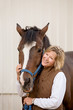 Photo: Woman With Her Horse Woman With Her Horse