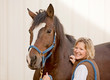 Photo: Woman with Horse Woman with Horse