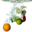 splash water with freshnes fruits splash water with freshnes fruits