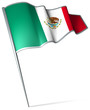 Flag pin - Mexico