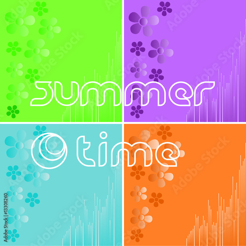 Vektor: Summer Time Summer Time