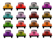 Illustration: Camiones de colores Camiones de colores