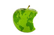 the world in an apple